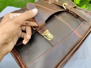Handmade Leather Messenger Bag