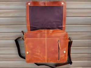 Leather College Bag