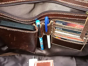 Men's Leather Messenger Bag