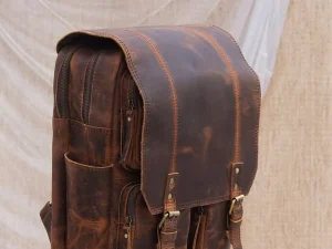 Vintage Leather Rucksack