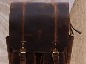 Vintage Leather Rucksack