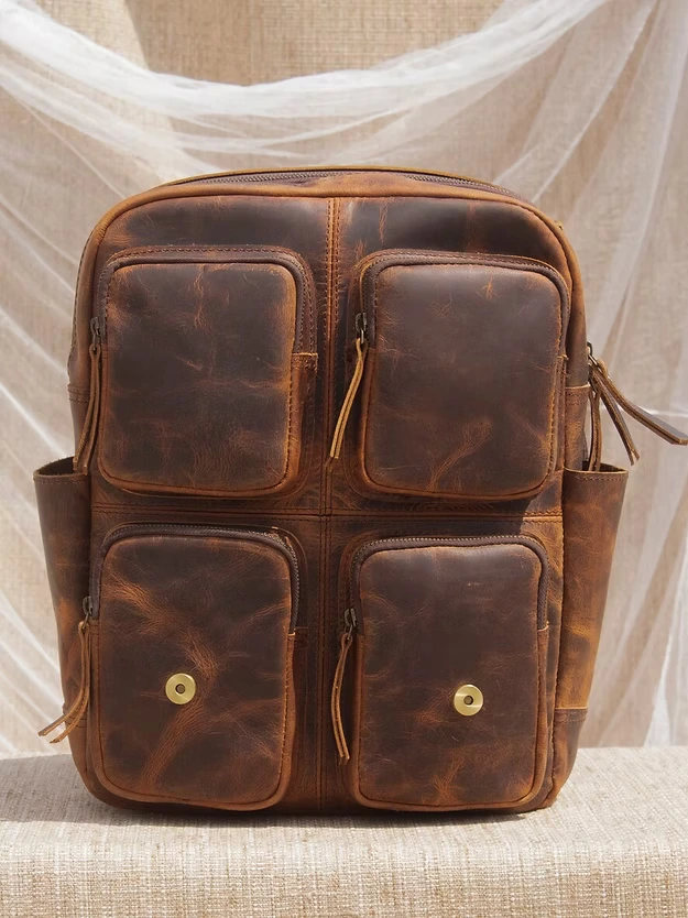 Vintage Leather Rucksack