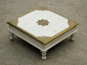 Wooden Low Height Chowki