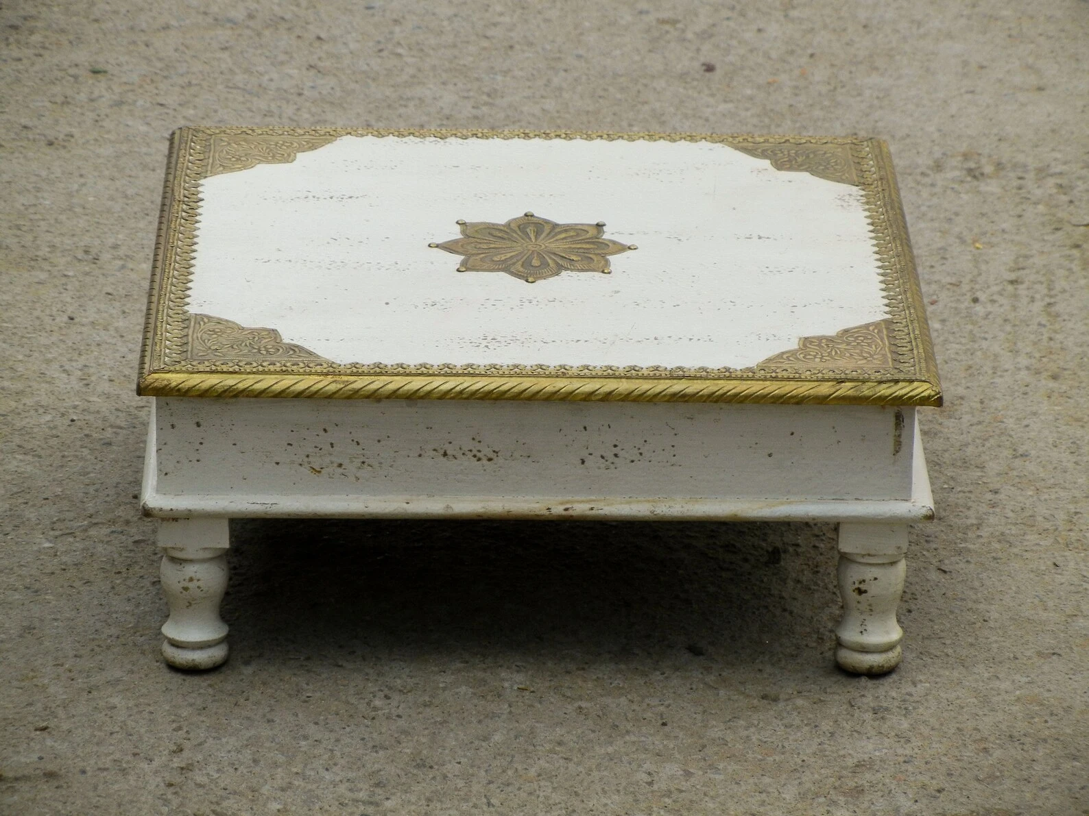 Wooden Low Height Chowki