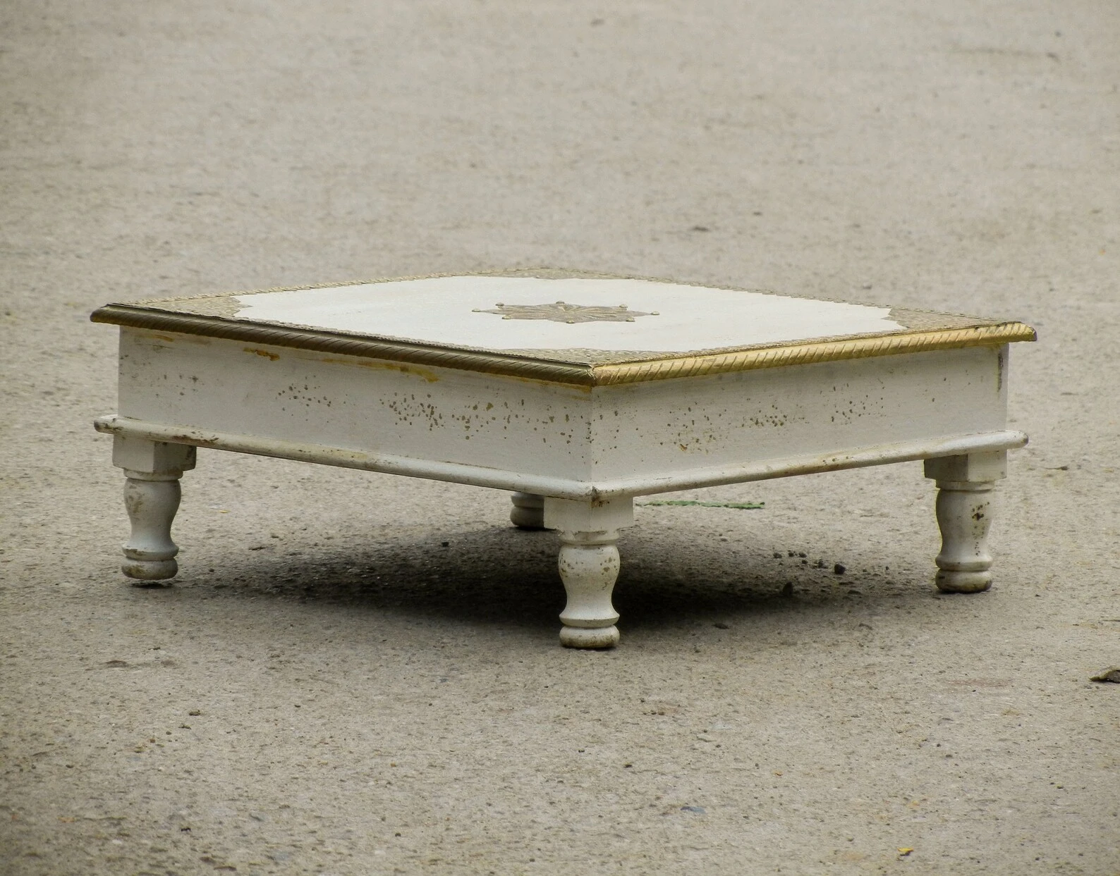 Wooden Low Height Chowki