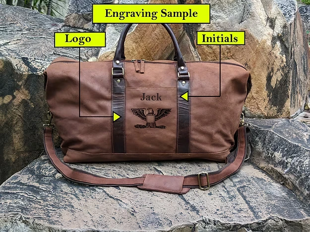 Classic Leather Duffle Bag