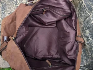 Classic Leather Duffle Bag