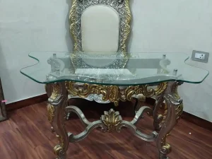 Wooden Console & Chair Set