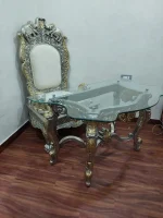 Wooden Console & Chair Set