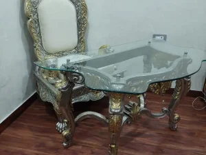 Wooden Console & Chair Set