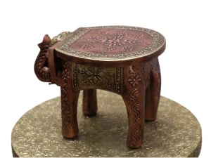Wooden Elephant Stool