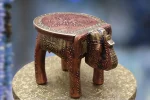 Wooden Elephant Stool