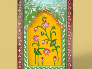 Hand-Painted Wooden Wall Frame