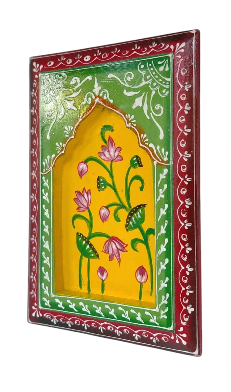 Hand-Painted Wooden Wall Frame