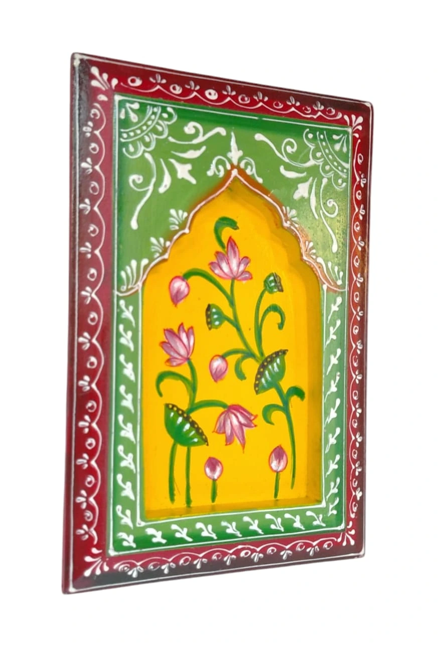 Hand-Painted Wooden Wall Frame