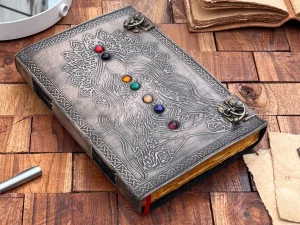 Meditation Buddha Leather Journal