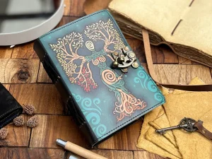 Vintage Leather Journal- Mother of Earth