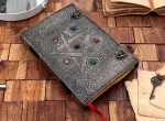 Antique Pentagram Leather Journal