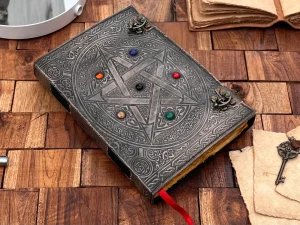 Antique Pentagram Leather Journal