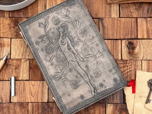 Meditation Buddha Leather Journal