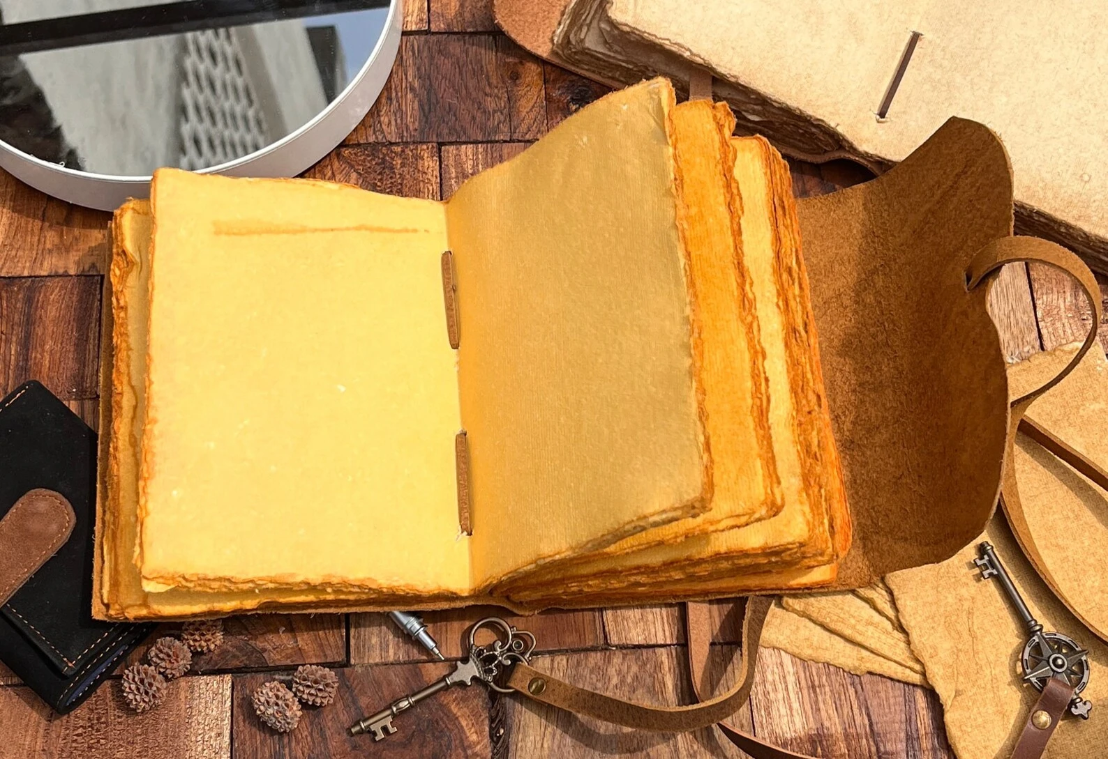 Classic Key Bound Leather Journal