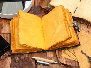 Vintage Leather Journal- Mother of Earth