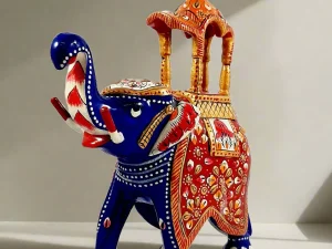 Meenakari Ambawadi Elephant Statue