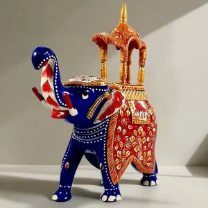 Meenakari Ambawadi Elephant Statue