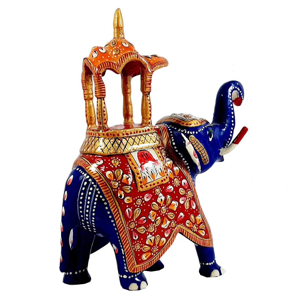 Meenakari Ambawadi Elephant Statue
