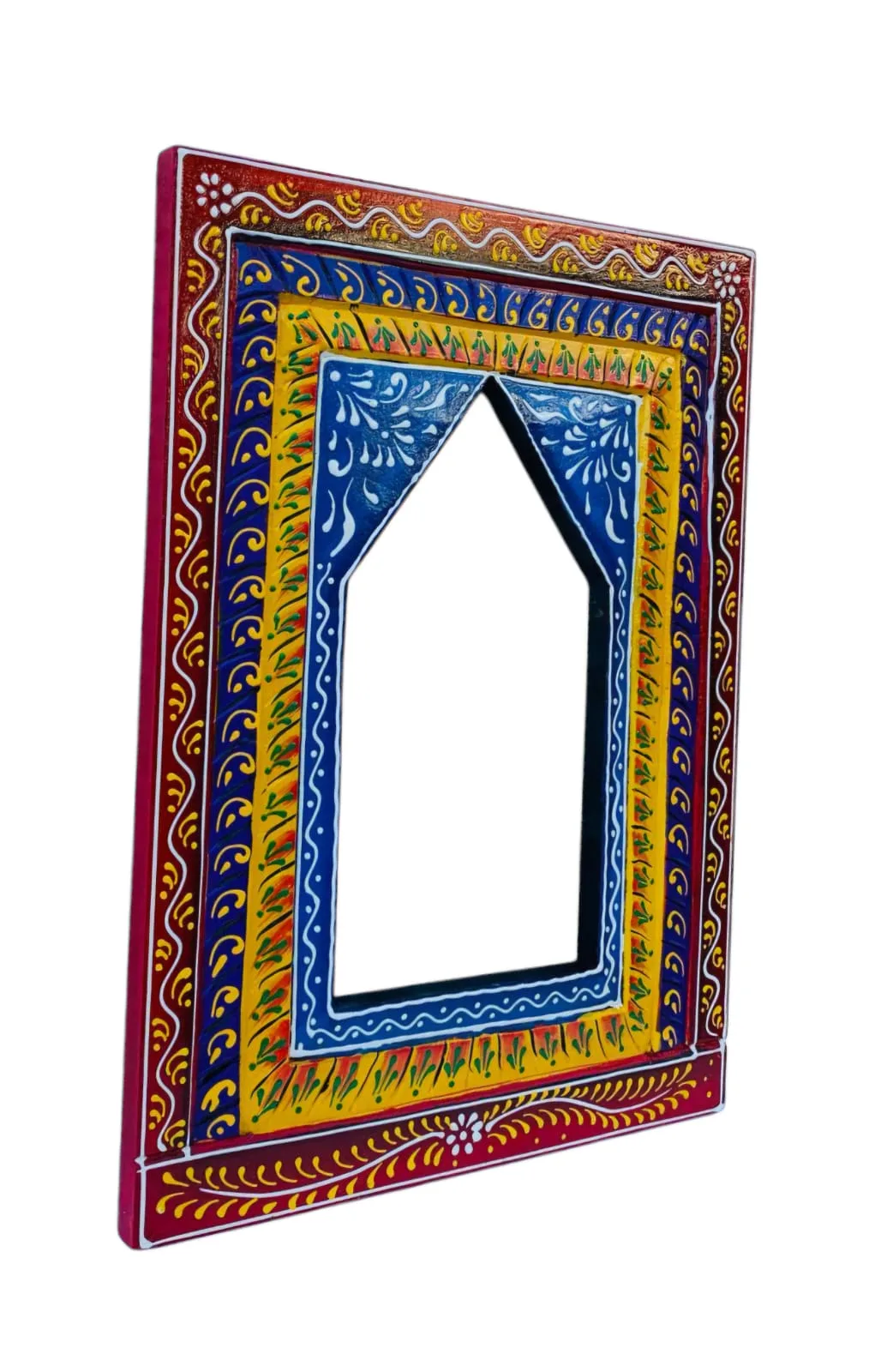 Hand-Painted Wooden Wall Frame