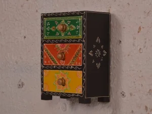 Hand-Painted Small Wooden Drawer