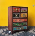 Hand-Painted Wooden Drawer