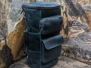 Leather Backpack cum Duffle