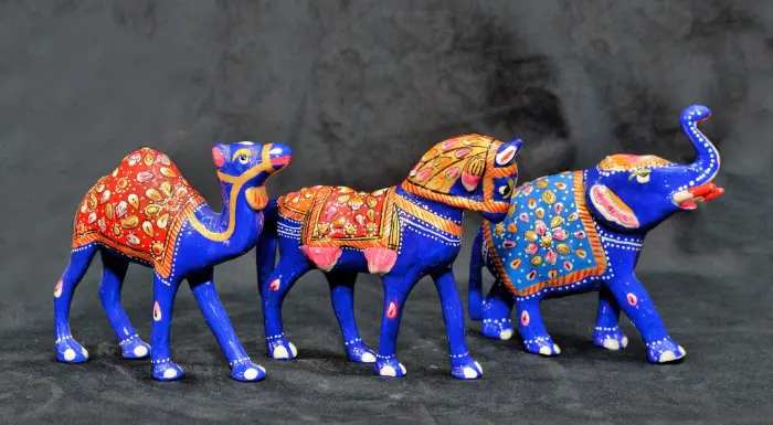 Traditional Meenakari Animals