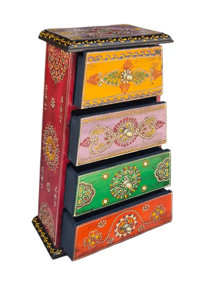 Hand-Painted Wooden Drawer