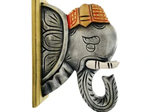 Wooden Elephant Face Wall Décor