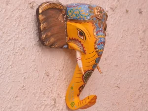 Antique Elephant Face