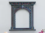 Blue Traditional Wooden Jarokha