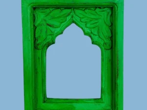 Green Wooden Jarokha