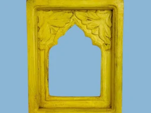 Yellow Wooden Jarokha