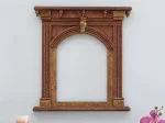 Brown Traditional Wooden Jarokha
