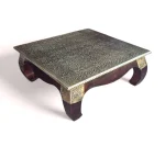 Brass Coated Wooden Chowki