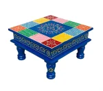 Hand-painted Wooden Chowki
